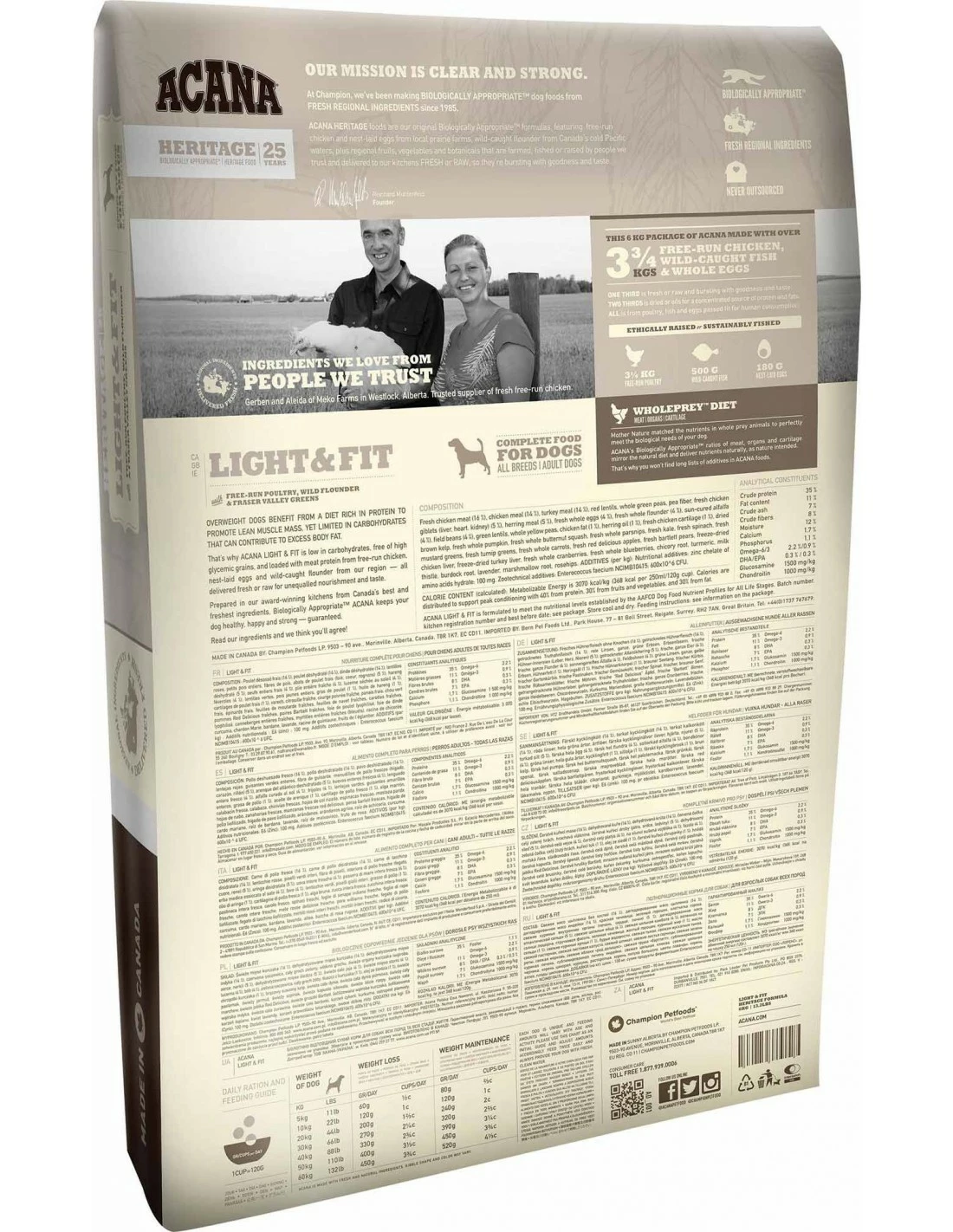 Acana Dog - Heritage - Light & Fit - 2 Kg - immagine 2