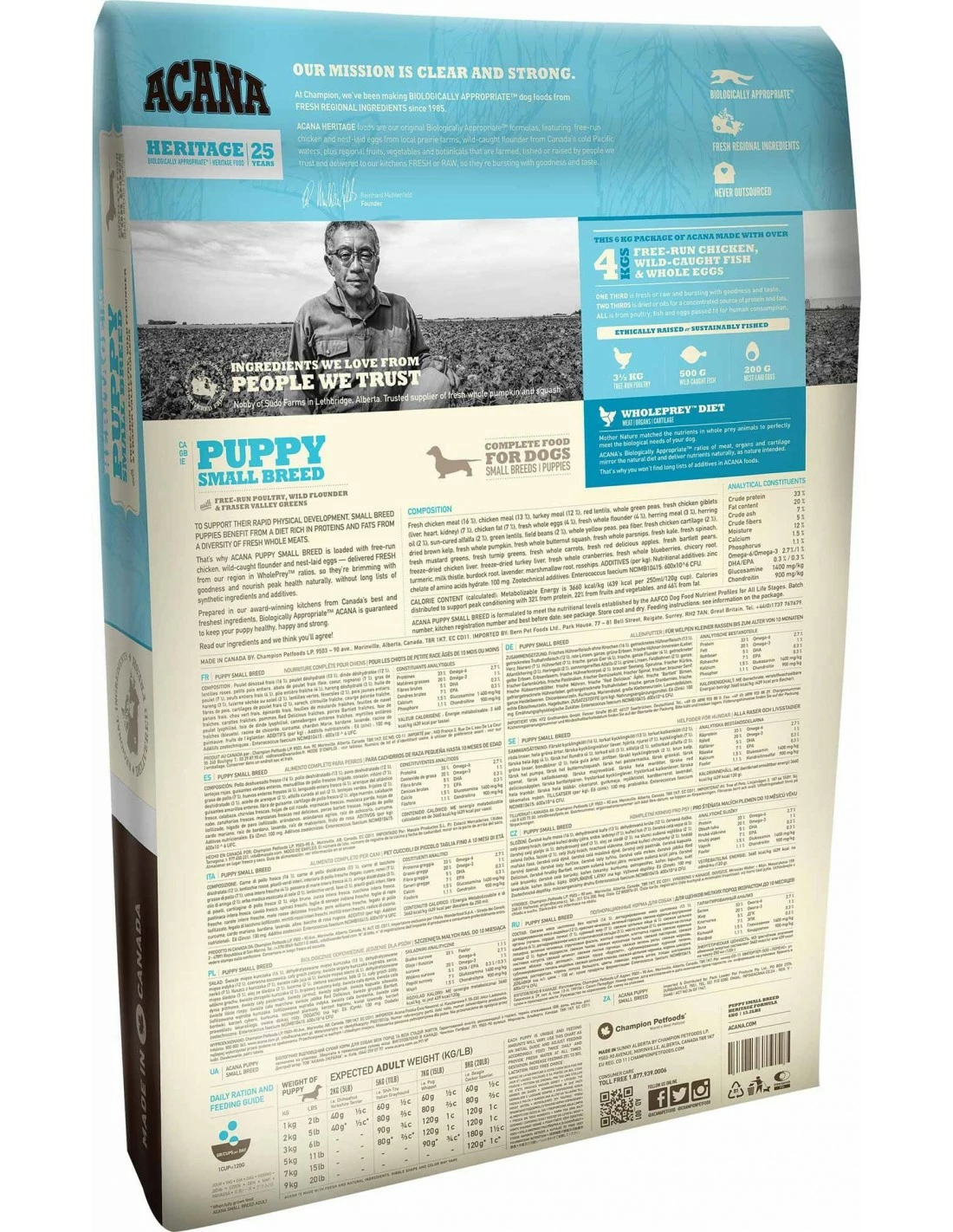 Acana Dog - Heritage - Puppy Small Breed - 2 Kg - immagine 2