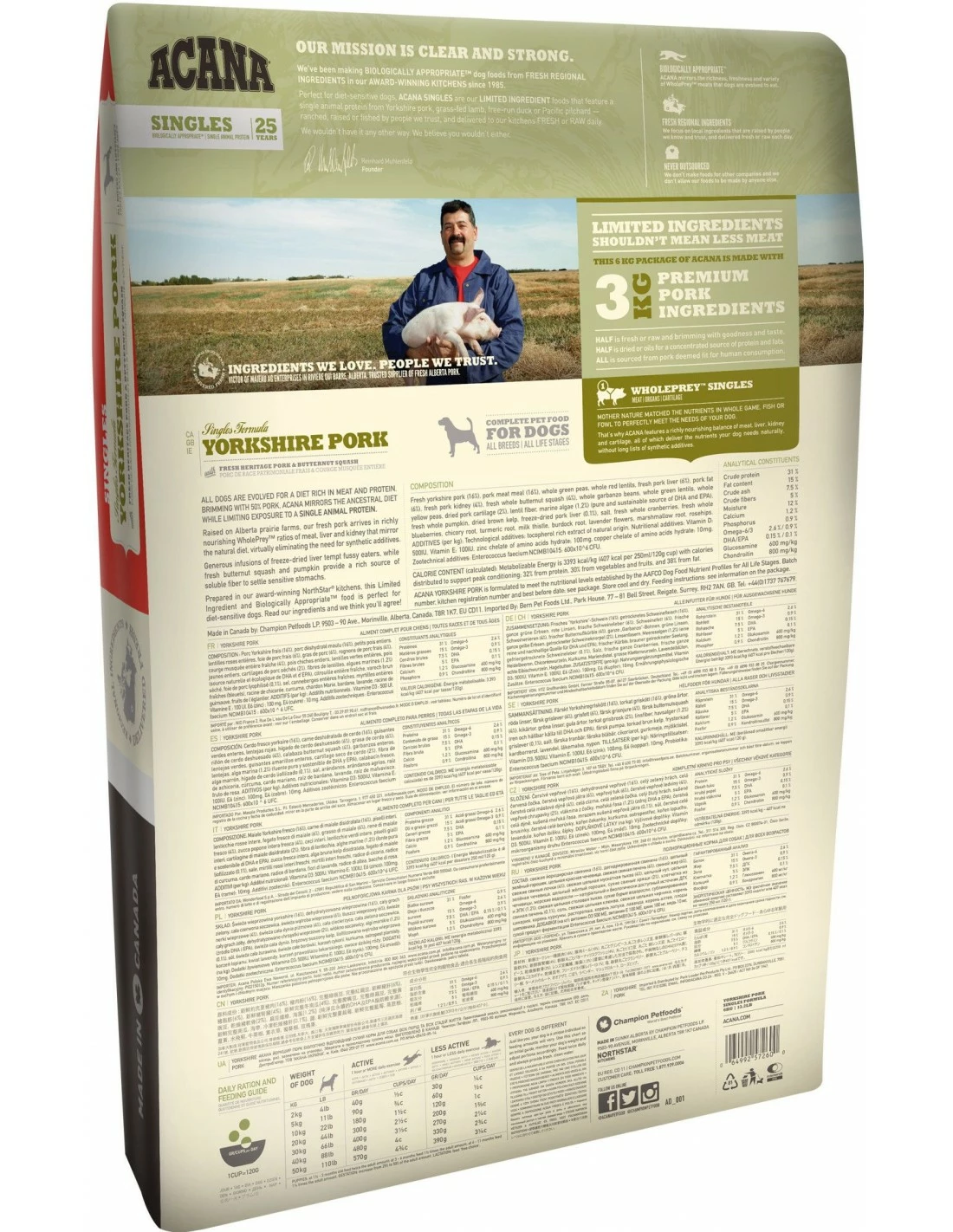 Acana Dog - Singles - Yorkshire Pork - 2 Kg - immagine 2