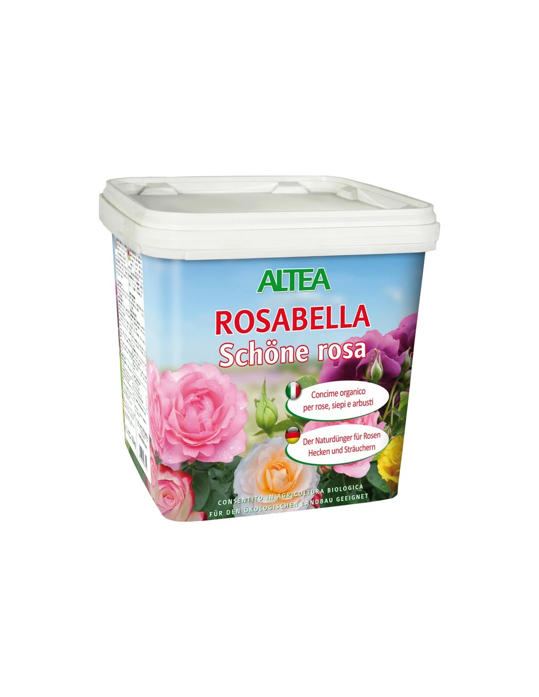 Altea - Rosabella - Concime Organico Granulare Per Rose, Siepi E Arbusti 3,5 Kg
