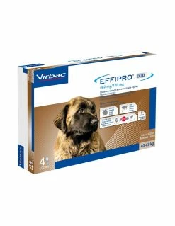 Virbac EffiPro DUO - Soluzione Spot On Per Cani Di Taglia Gigante (40 - 60 Kg)