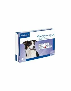 Virbac EffiPro DUO - Spot On Cani Di Taglia Media (10 - 20 Kg) 4 Pipette