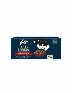 NESTLE PURINA Felix Tasty Shreds - Gustosi Sfilaccetti - Multipack 44x