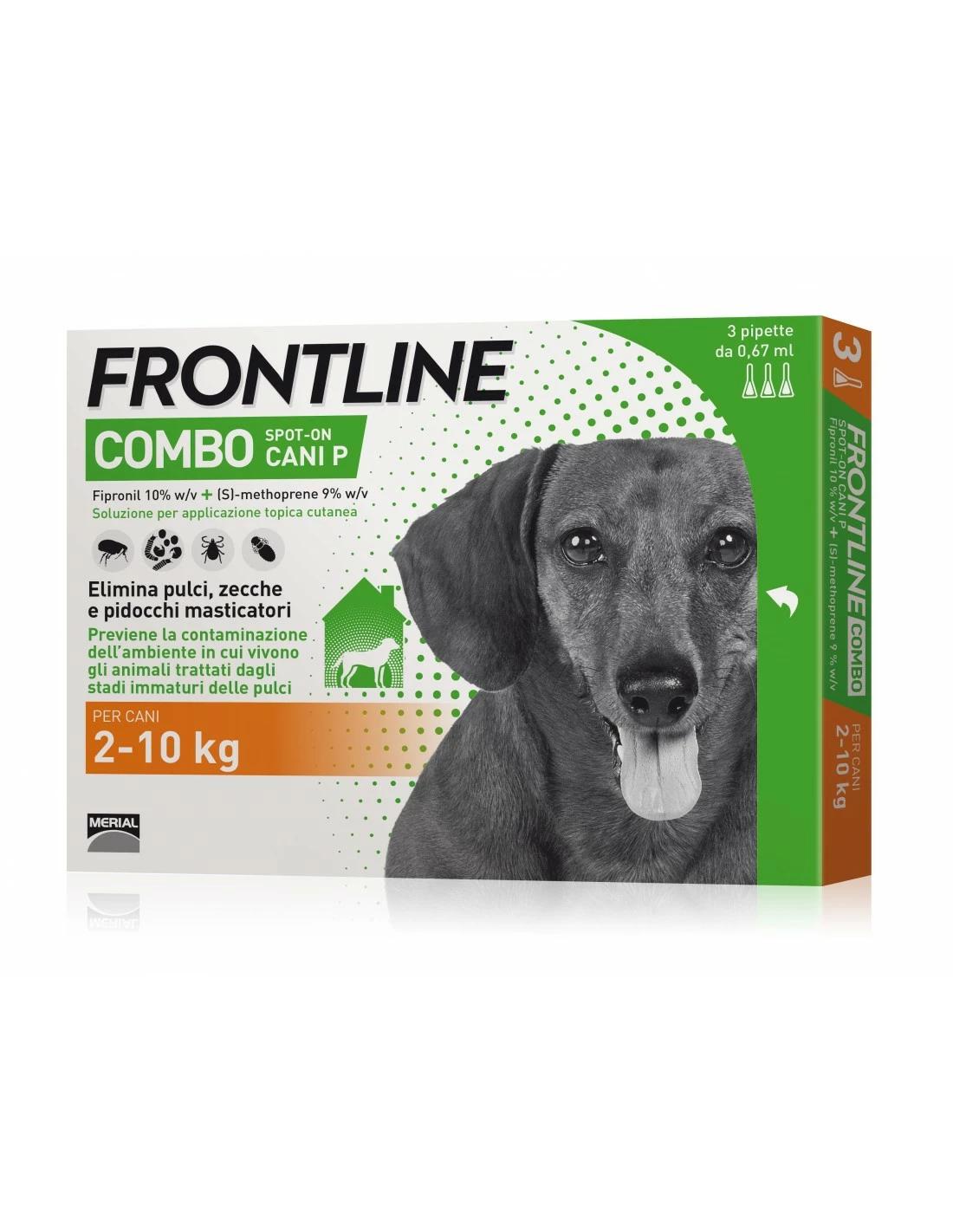 Frontline Combo Cane 3 Pipette 2-10 Kg