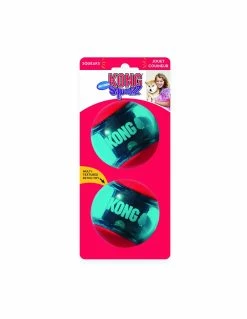KONG - Squeezz Action - Confezione Da Due Palline Taglia LARGE