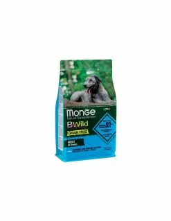 Monge Cane - Bwild - Adult Grain Free - Acciughe, Patate E Piselli – All Breeds - 2,5 Kg