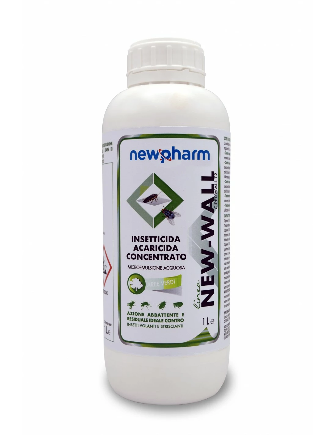 NewPharm - Linea New Wall - Insetticida Acaricida Concentrato 1 Litro
