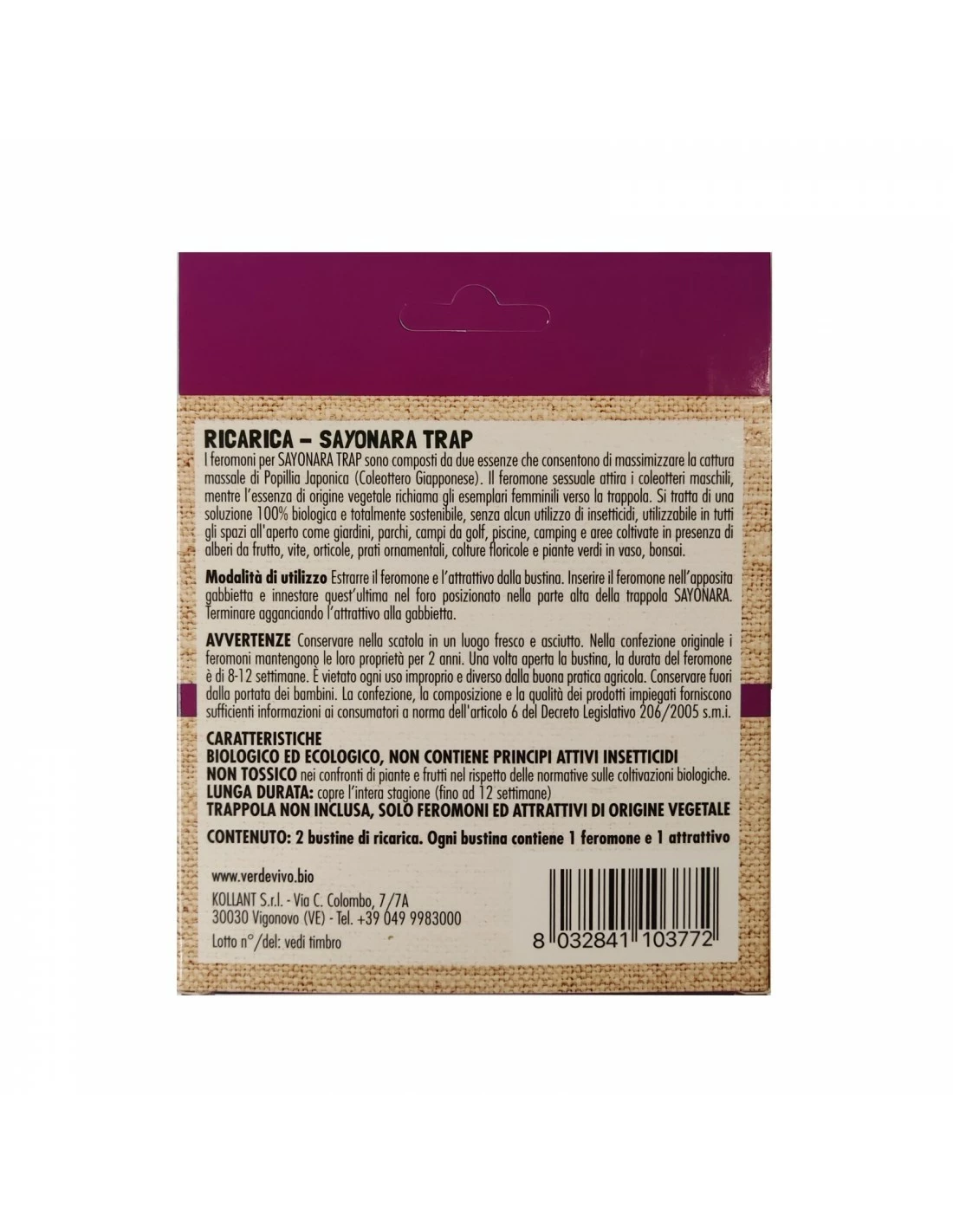Ricarica Per SAYONARA Trap - 2 Bustine - immagine 2