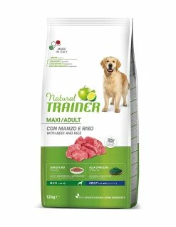 Trainer Cane - Natural - Adult - Maxi - Con Manzo E Riso 12 Kg