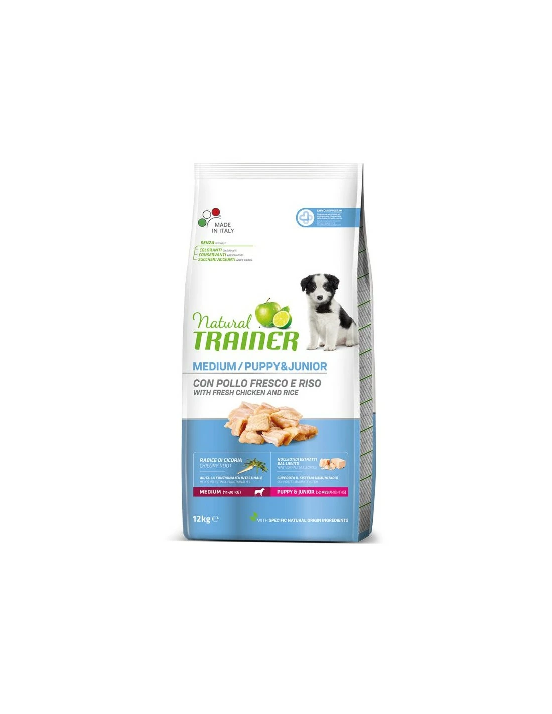Trainer Cane - Natural - Medium - Puppy & Junior - Pollo - 12 Kg