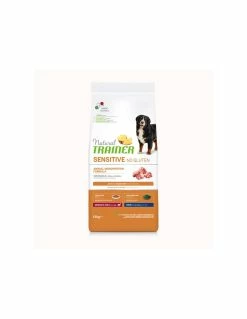 Trainer Cane - Natural Sensitive No Gluten - Adult - Medium Maxi - Con Maiale E Cereali Integrali - 12 Kg