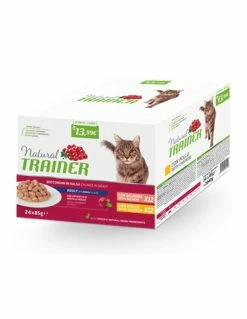 Trainer Gatto - Multipack 24 X 85 Adult Salmone E Pollo