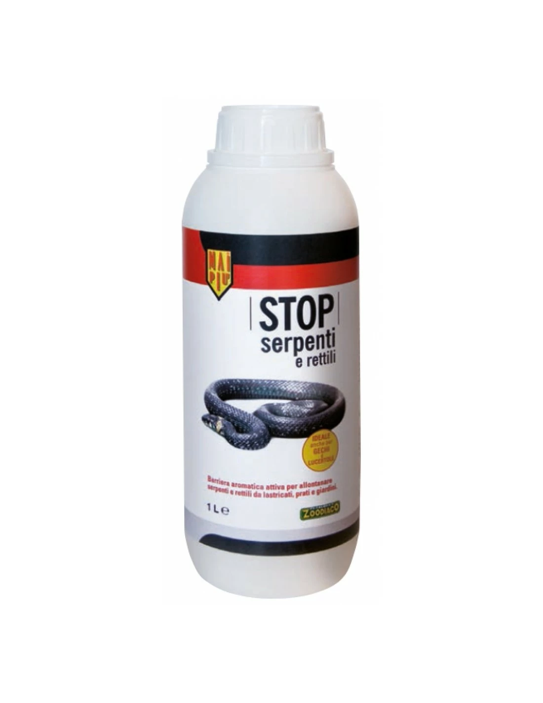Zoodiaco - Stop Serpenti - Barriera Aromatica Attiva Per Serpenti, Gechi E Lucertole - 1 Litro